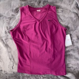 NikeFitDry Magenta Training Tank Top Size Large